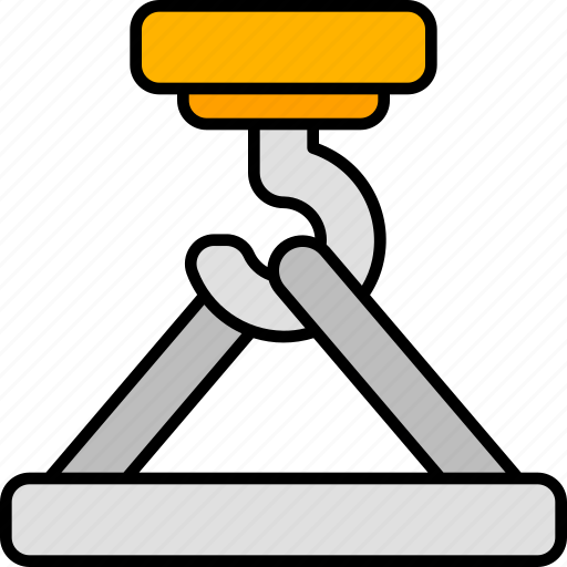 Hook, construction, crane, lift, derrick, hanger, industry icon - Download on Iconfinder