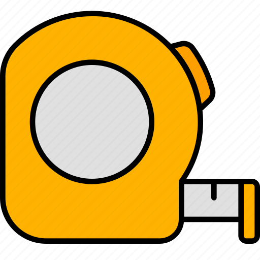 Tape, measure, construction, measuring, tool, measurement icon - Download on Iconfinder