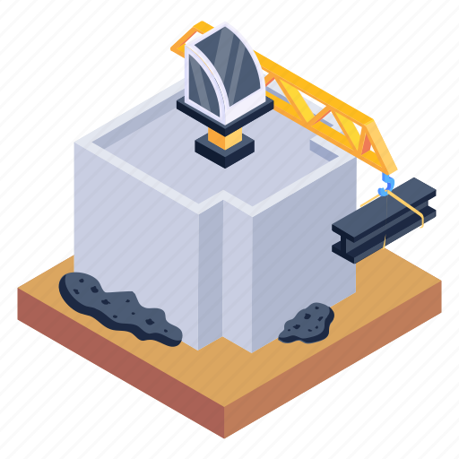 Building construction, house construction, construction site, construction tower, construction icon - Download on Iconfinder