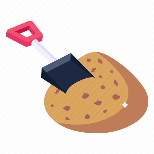 Spade, shovel, mud digging, digging tool, dig out icon - Download on Iconfinder