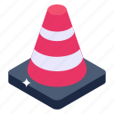 construction cone, pylon, traffic cone, safety cone, cone barrier