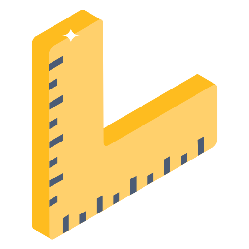 Construction scale, l scale, l ruler, measurement tool, scale icon - Download on Iconfinder