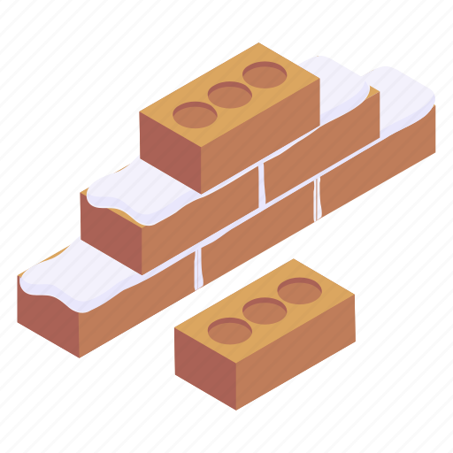 Masonry, bricklayer, bricks, wall foundation, clay bricks icon - Download on Iconfinder