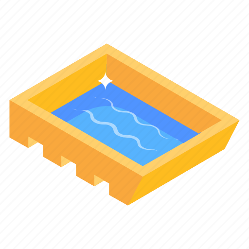 Water container, water tray, water tub, water, aqua icon - Download on Iconfinder
