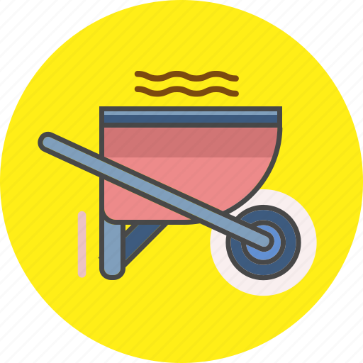 Construction, wheelbarrow, architecture, equipment, property, repair, work icon - Download on Iconfinder
