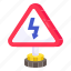 electrical hazard, current signboard, fingerboard, roadboard, electricity warning sign 