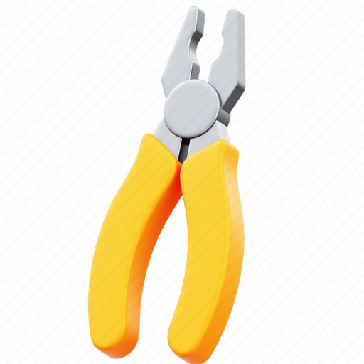 Pliers, construction, tool, equipment, tools 3D illustration - Download on Iconfinder