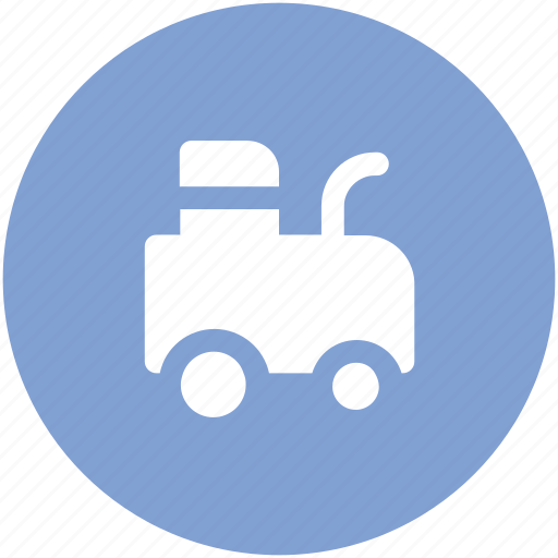 Agricultural tractor, farm tractor, field machinery, machinery, plowing, tractor, transportation icon - Download on Iconfinder