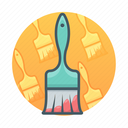 Brushes, color, decorating, drawing, paint, painting icon - Download on Iconfinder