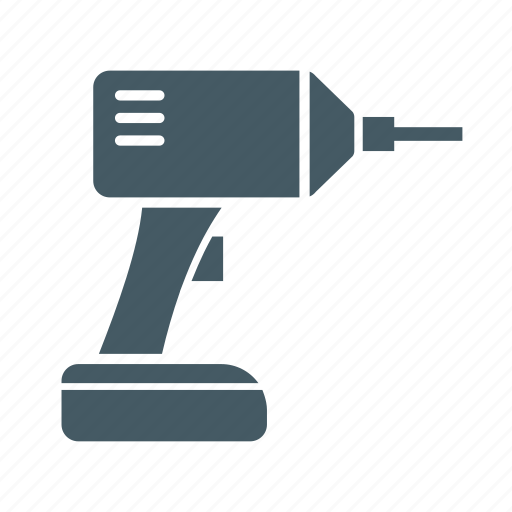 Drill, drill machine, electric drill, hand tool icon - Download on Iconfinder