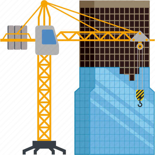 Crane, construction, building, machinery, architecture, real estate icon - Download on Iconfinder