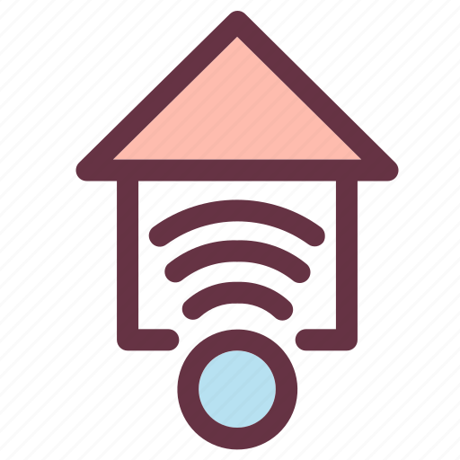 House, internet, property, smart, wifi icon - Download on Iconfinder