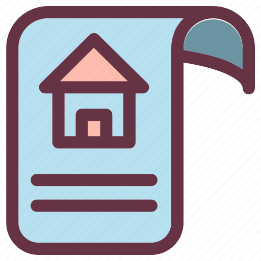 Home, house, news, paper, property icon - Download on Iconfinder