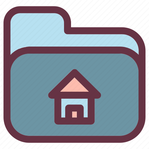 Folder, house, project icon - Download on Iconfinder