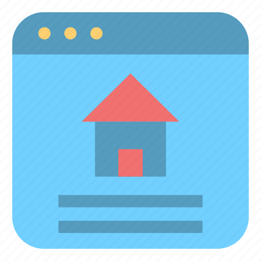 House, marketplace, online, property, window icon - Download on Iconfinder