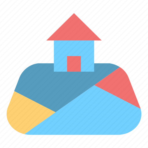 House, location, map, pin, property icon - Download on Iconfinder