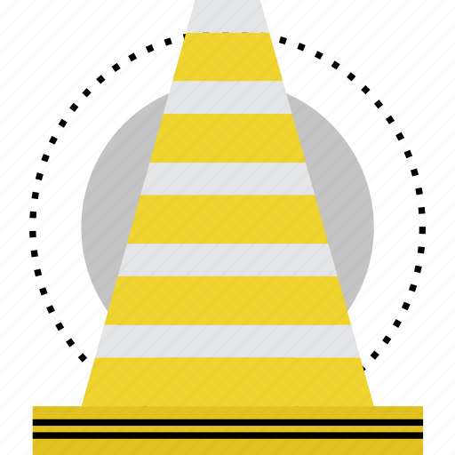 Attention, cone, construction, pointer, road, sign, traffic icon - Download on Iconfinder