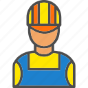 builder, construction, constructor, helmet