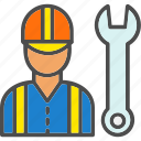 builder, construction, constructor, helmet, labour