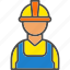 builder, construction, constructor, helmet, labour, repair 