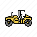 drum, roller, construction, car, vehicle, tractor