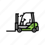 forklift, construction, car, vehicle, tractor, machinery 