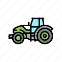tractor, construction, car, vehicle, machinery, excavator