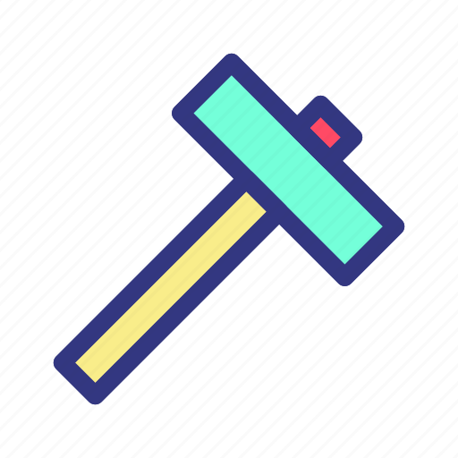 Construction, edit, hammer, real, repair icon - Download on Iconfinder