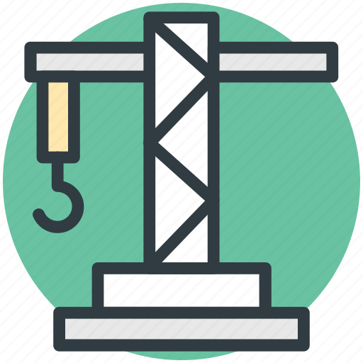 Construction, crane hook, lift machine, lifter, lifting icon - Download on Iconfinder