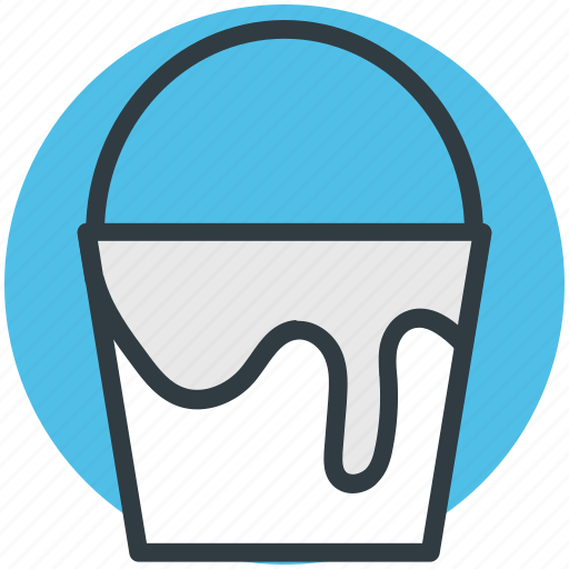Bucket, color bucket, pail, paint, paint bucket icon - Download on Iconfinder