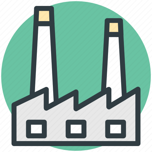 Chimney, factory, industrial, industry, nuclear plant icon - Download on Iconfinder