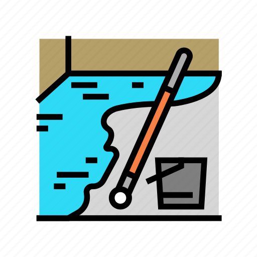 Floor, waterproofing, construction, crane, house, work icon - Download on Iconfinder