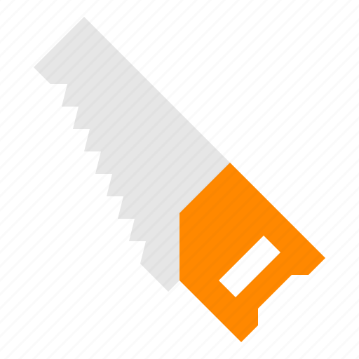 Construction, hand, saw, tool icon - Download on Iconfinder
