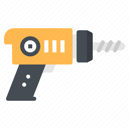 Construction, drill, equipment, screwdriver, tool icon - Download on Iconfinder