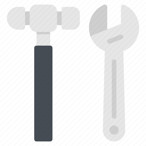 Construction, hammer, repair, tool, wrench icon - Download on Iconfinder