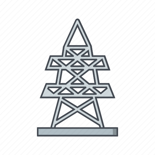 Electric tower, electricity, power icon - Download on Iconfinder