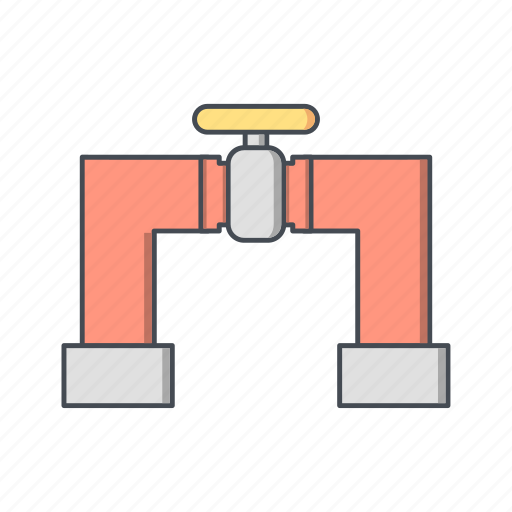 Pipe, valve, water icon - Download on Iconfinder