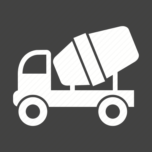 Building, cement mixer, concrete, construction, machine, transport, truck icon - Download on Iconfinder