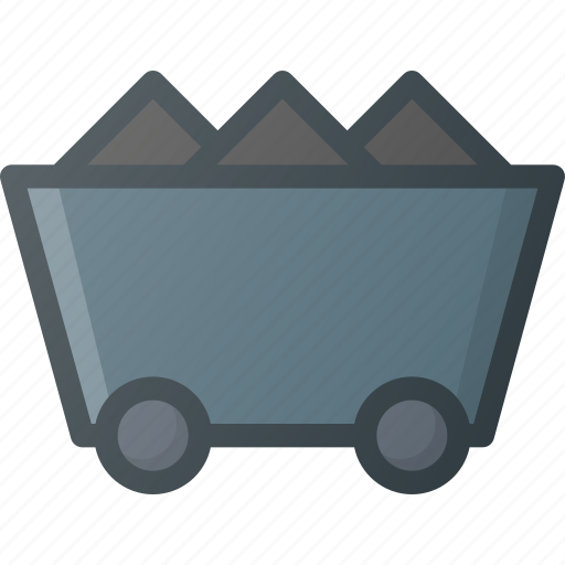 Cart, construction, industry, mining icon - Download on Iconfinder