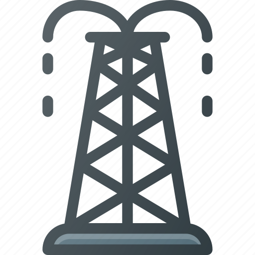 Construction, industry, oil, pump, tower icon - Download on Iconfinder