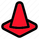 cone, bollards, traffic, signaling, construction