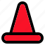 cone, traffic, road, sign, transportation, signaling 