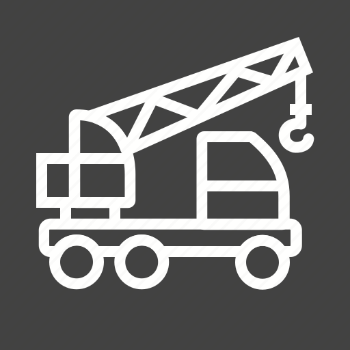 Construction, crane, equipment, heavy machine, hook, lifter, truck icon - Download on Iconfinder