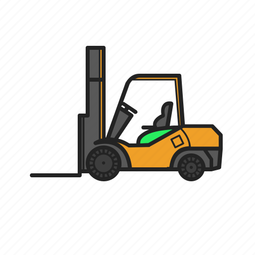 Building, construction machinery, loader, construction, work icon - Download on Iconfinder