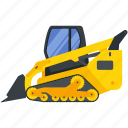 construction, machinery, vehicle, excavator, loader