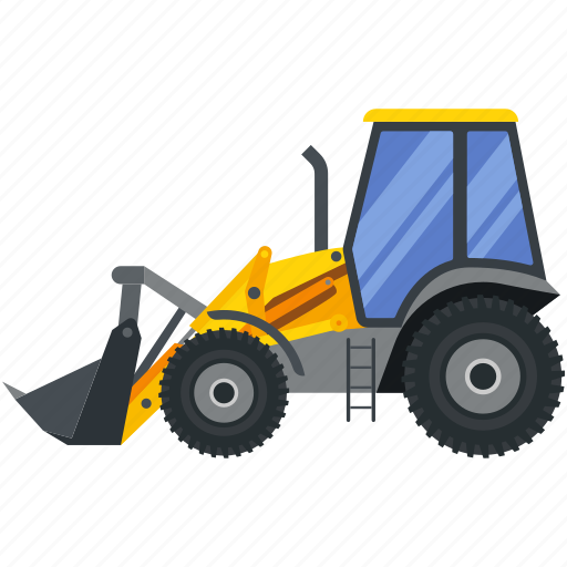 Construction, machinery, vehicle, tractor, bulldozer icon - Download on Iconfinder