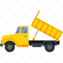construction, machinery, vehicle, dump, truck, loader