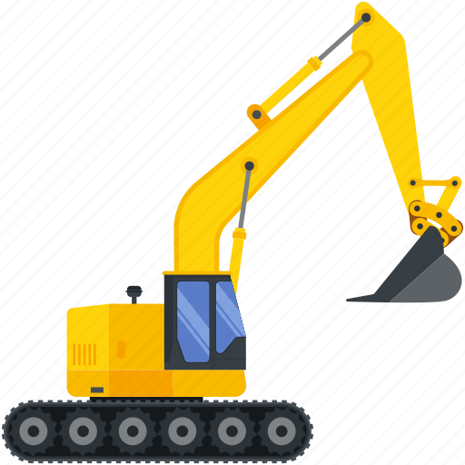 Construction, machinery, vehicle, excavator, loader icon - Download on Iconfinder