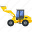 construction, machinery, vehicle, bucket, loader, wheel 
