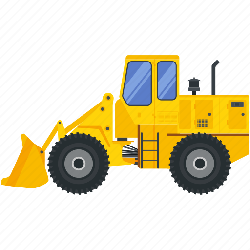 Construction, machinery, vehicle, tractor, bulldozer icon - Download on Iconfinder